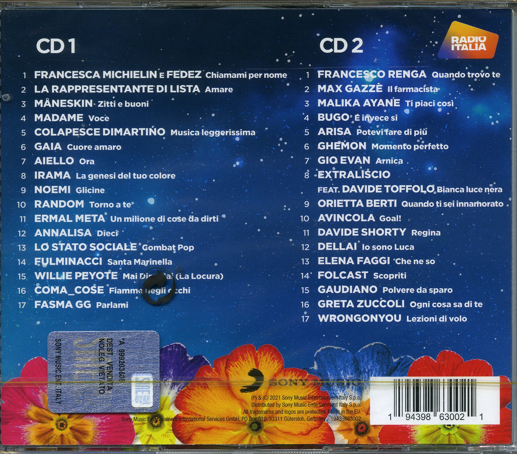 SANREMO 2023: La compilation del Festival in cd e anche in vinile 
